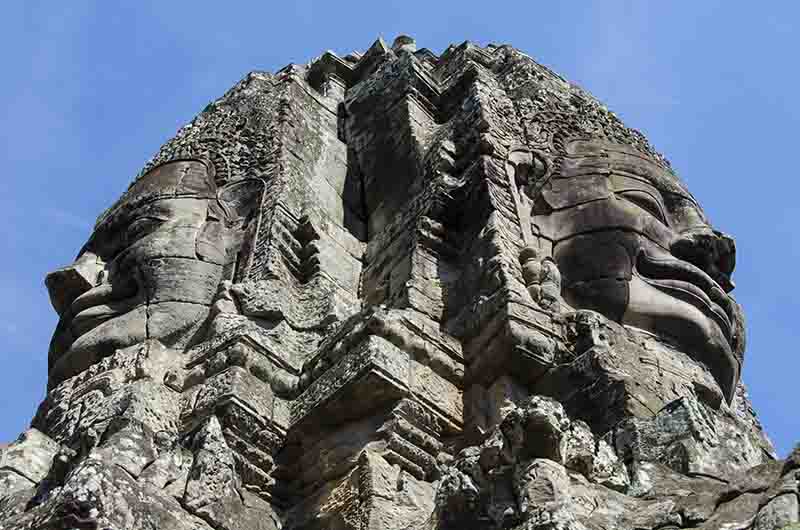 60 - Camboya - Angkor - ciudad de Angkor Thom - templo de Bayon